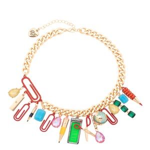 Betsey Johnson charm necklace NWT can ship today!